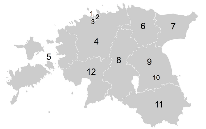 Electoral district of Saare, Hiiu, and L&auml;&auml;ne County may lose Riigikogu mandate due to administrative reform